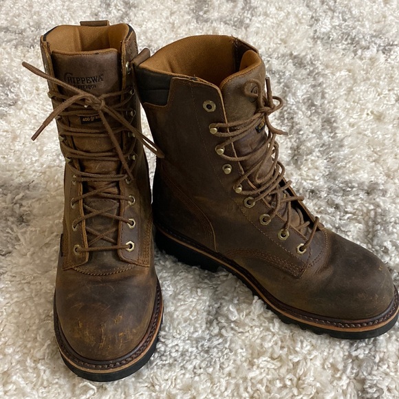 Chippewa steel toe insulated boots